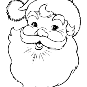 Santa claus coloring pages printable for free download