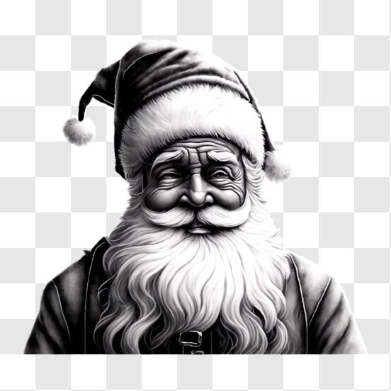 Download santa claus drawing for holiday decorations png online