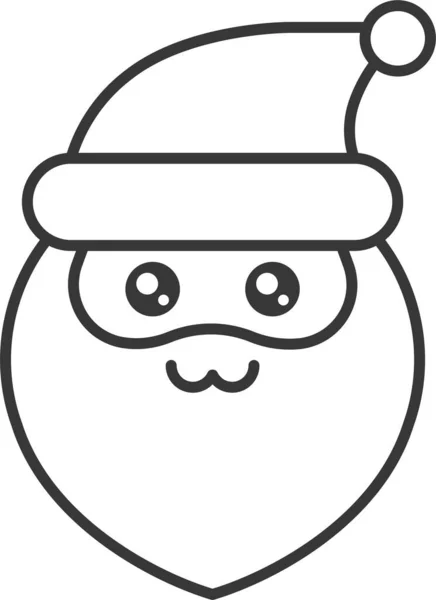 Avartar emoji santa icon filled outline style stock vector by iconfinder