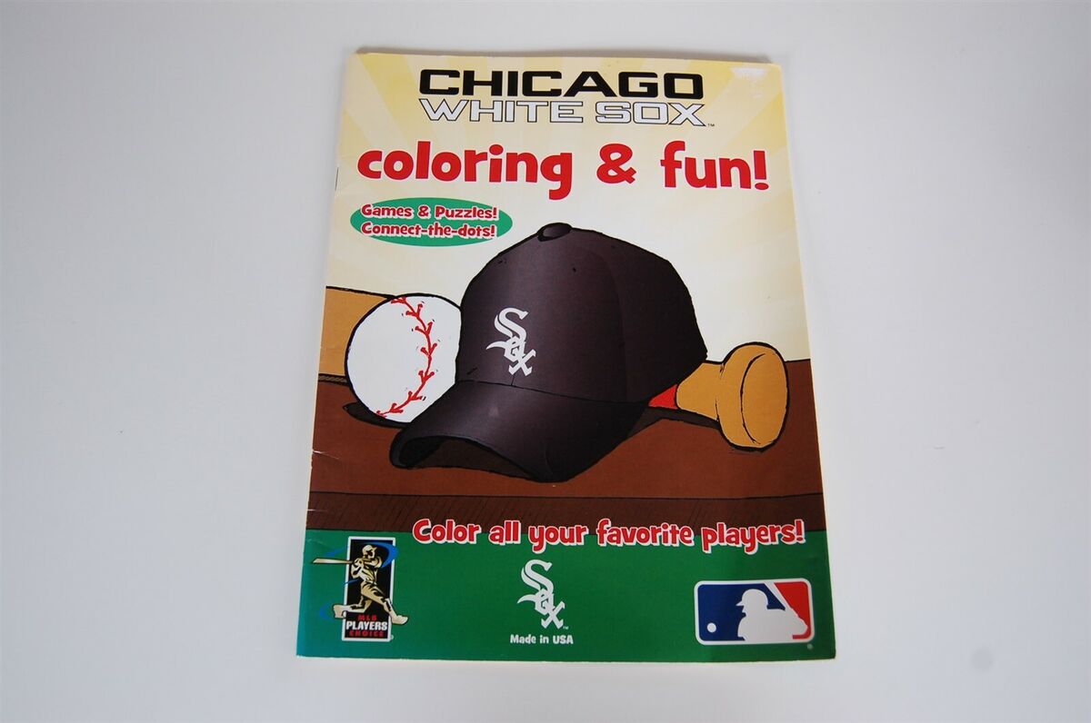 Chicago white sox baseball coloring book