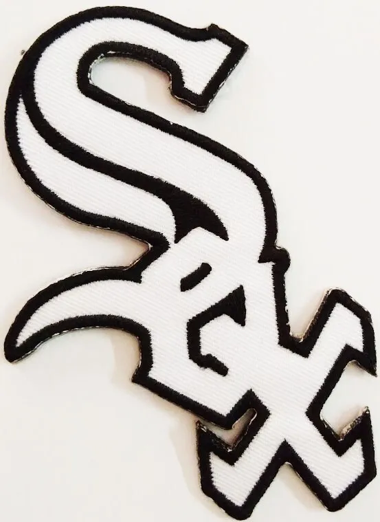 New mlb chicago white sox logo baseball embroidered iron on patch p