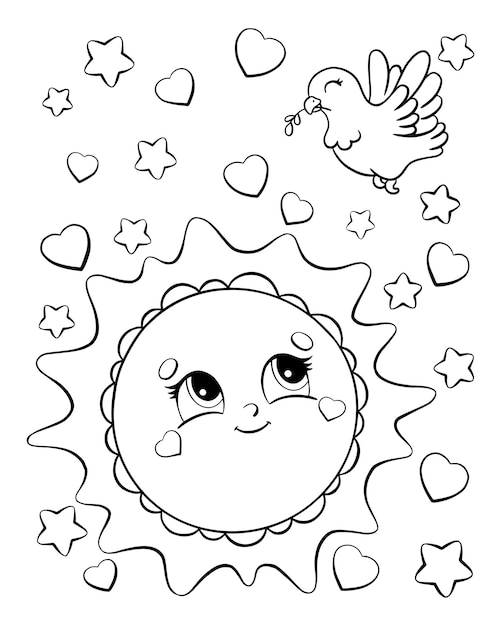 Page happy emoji coloring pages images