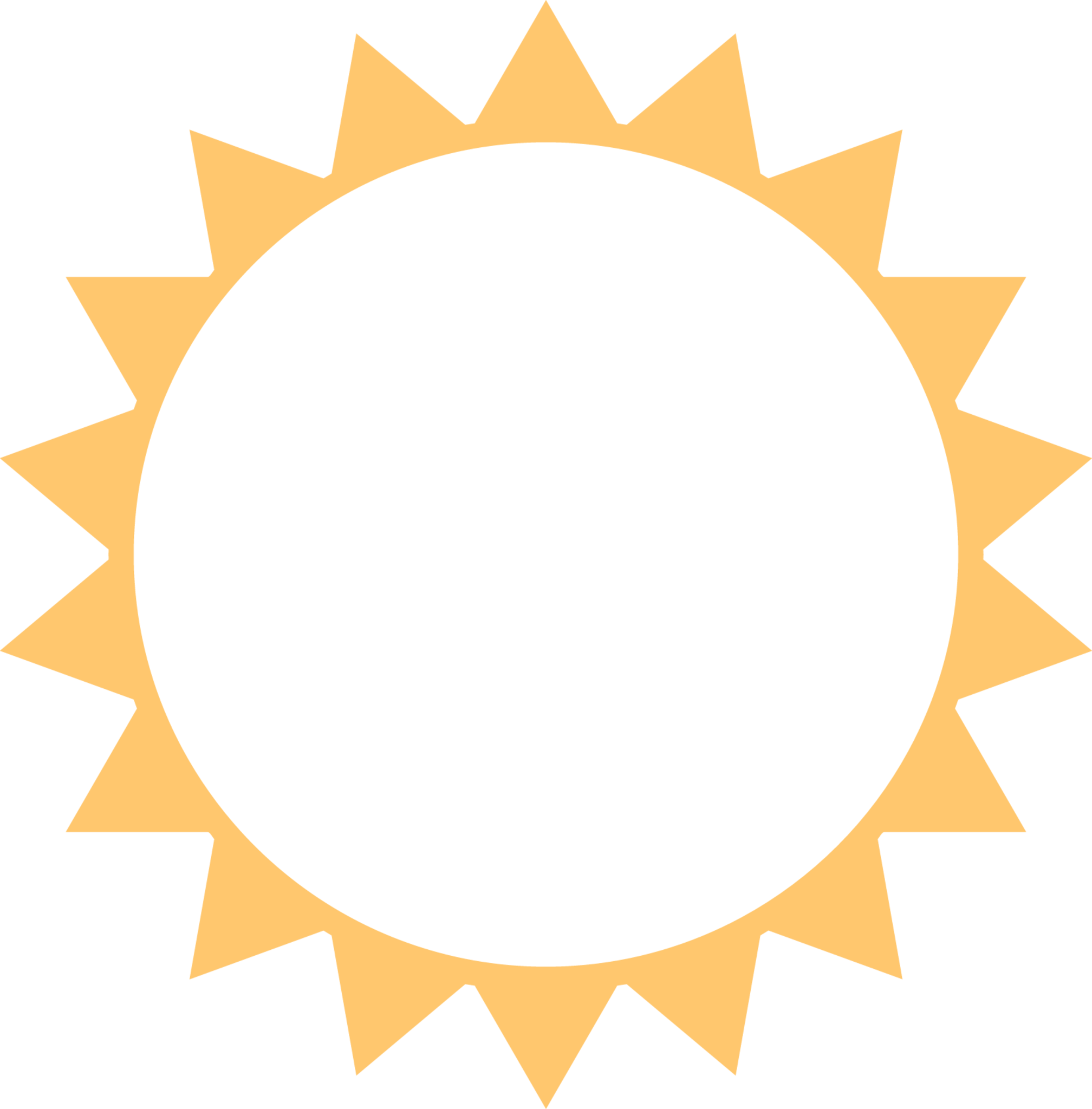 White sun emoji