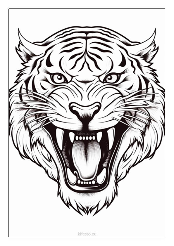 Tiger coloring pages printable coloring sheets