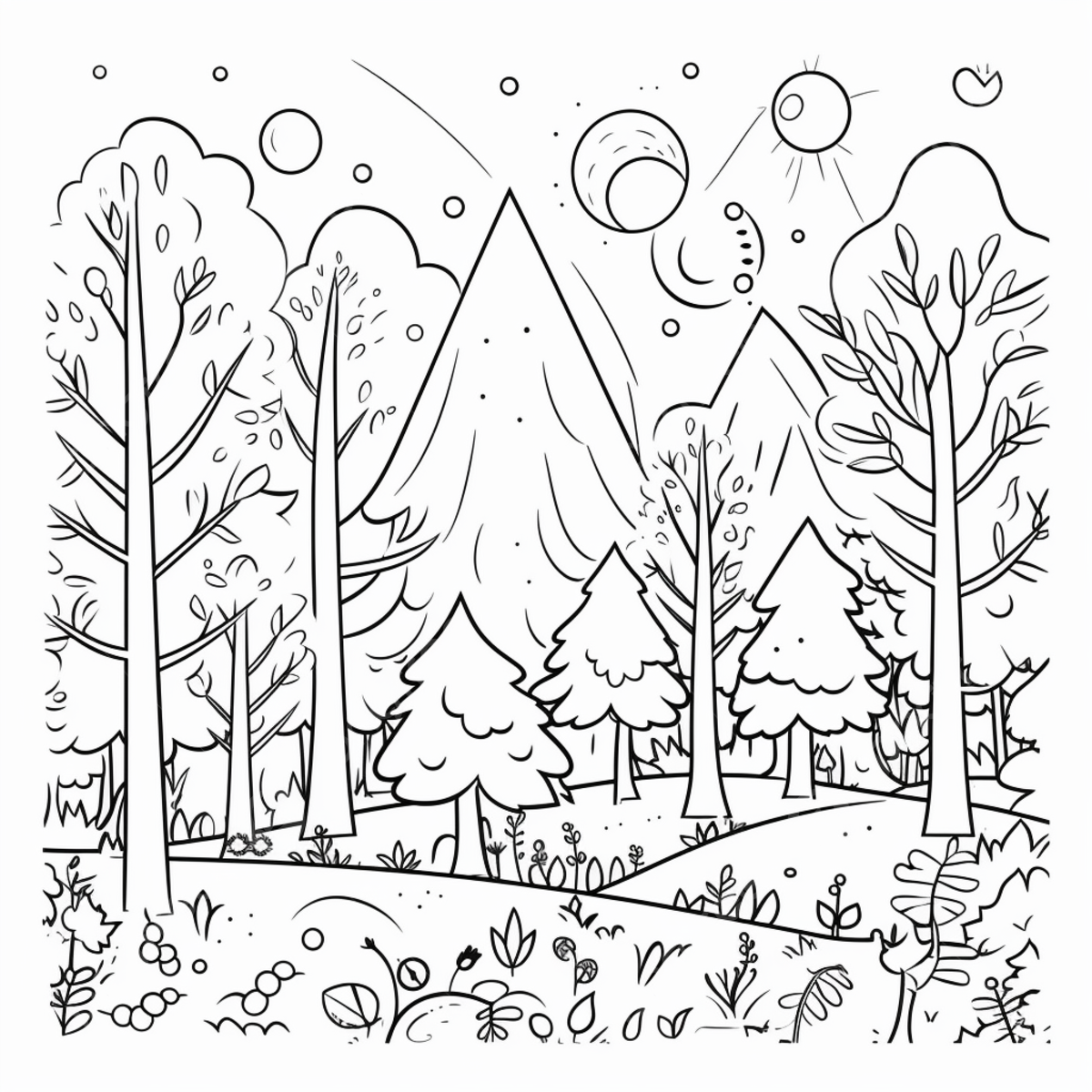 Tree coloring pages fresh best of coloring pages of trees tree drawing ring drawing trees drawing png transparent image and clipart for free download