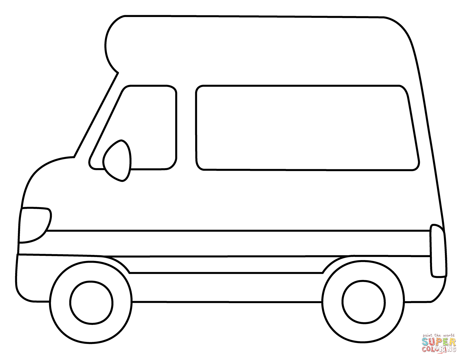 Minibus emoji coloring page free printable coloring pages