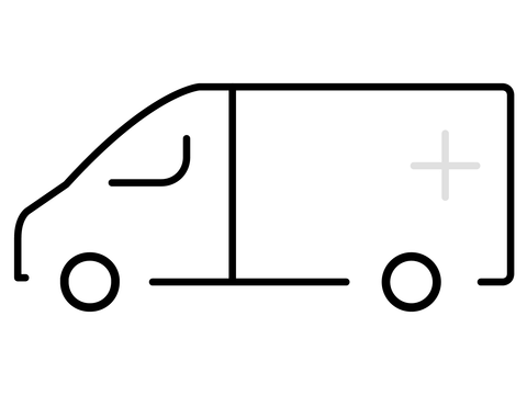 Ambulance emoji coloring page free printable coloring pages