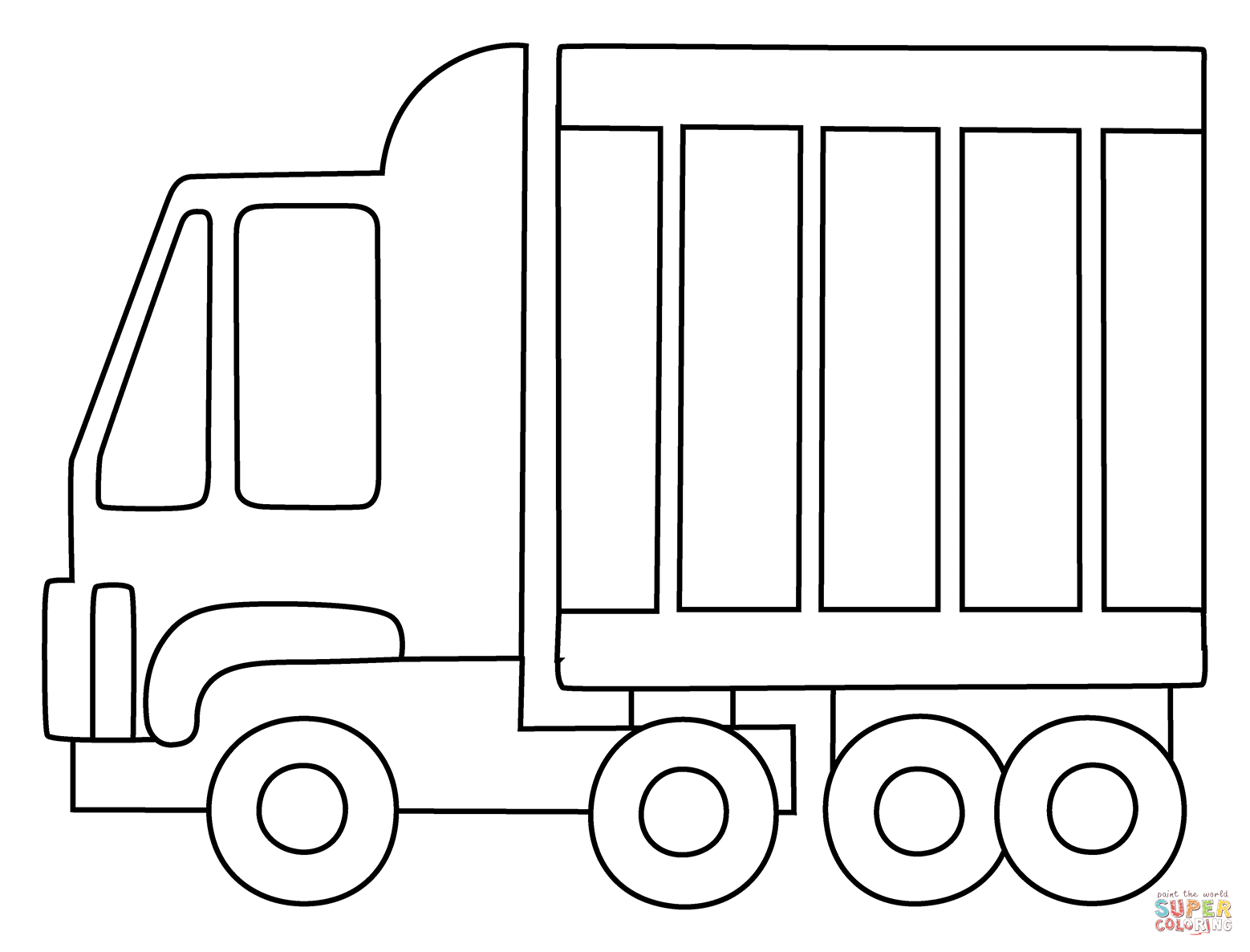 Articulated lorry emoji coloring page free printable coloring pages