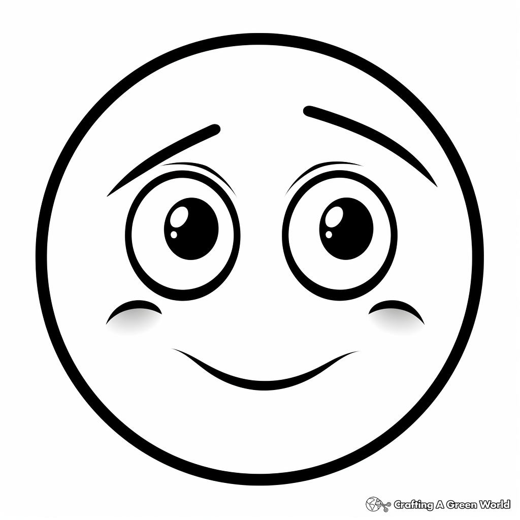 Smiley face coloring pages