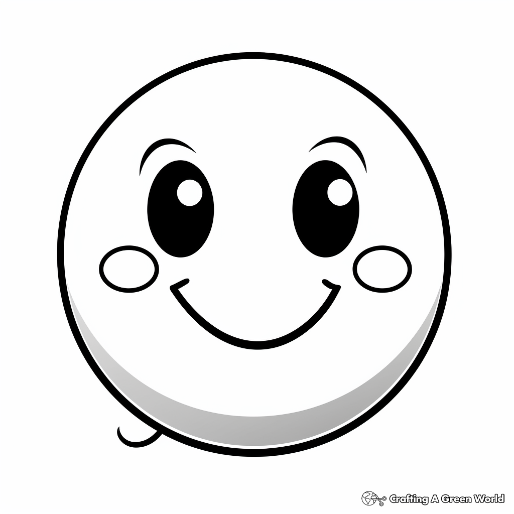 Smiley face coloring pages