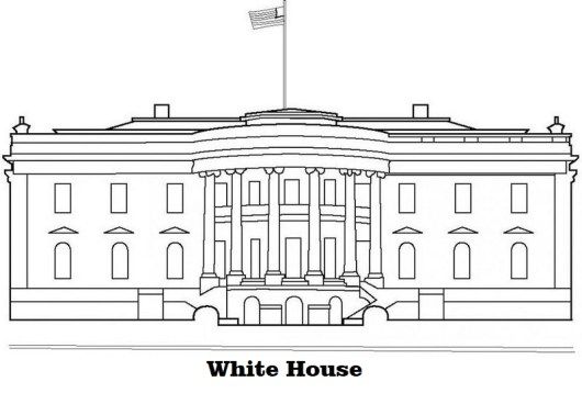 Beautiful white house coloring sheet white house drawing house colouring pages house colouring pictures