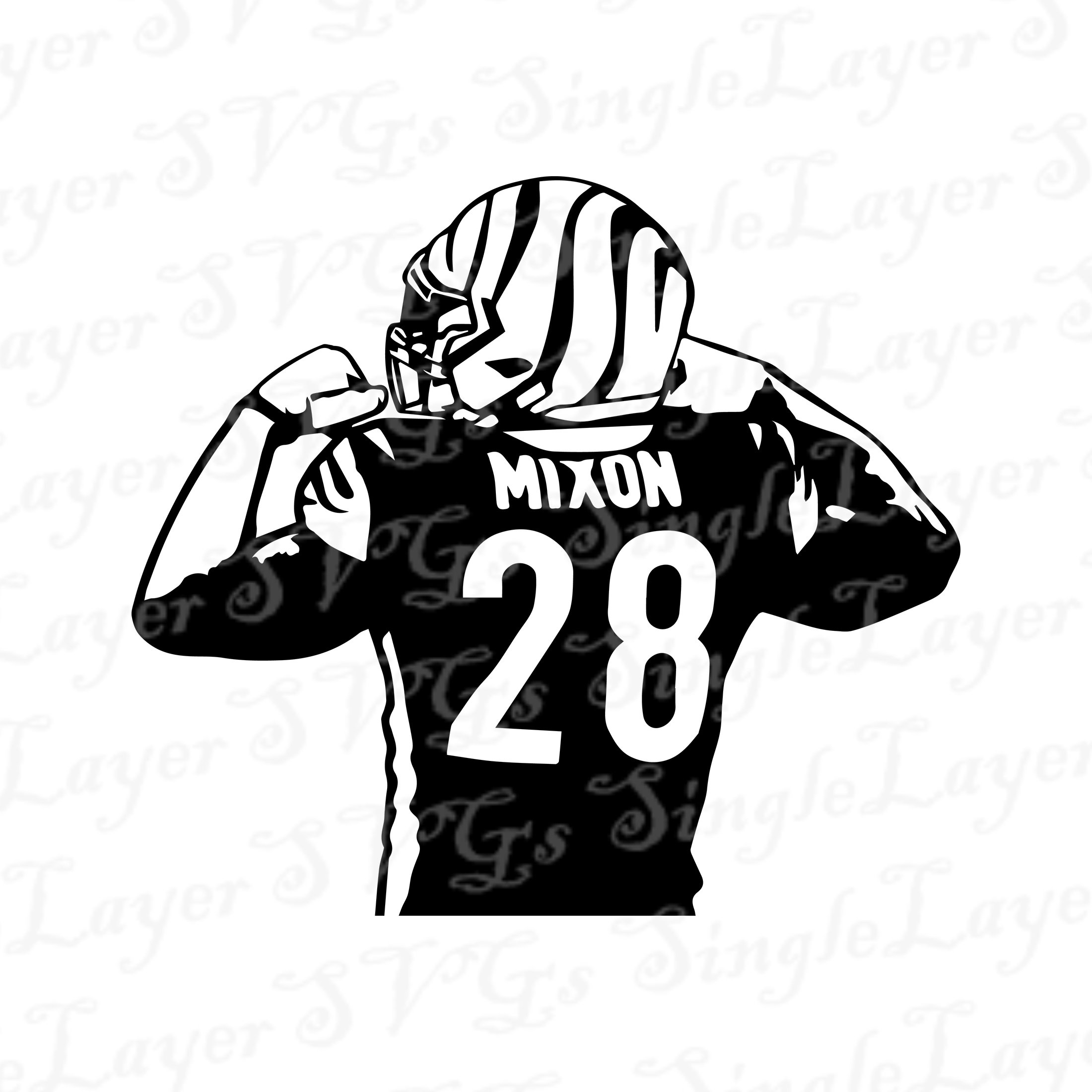 Joe mixon svg dxf png pdf jpg eps vector files joe mixon svg