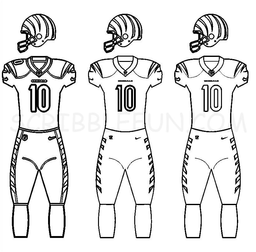 Free cincinnati bengals coloring pages printable