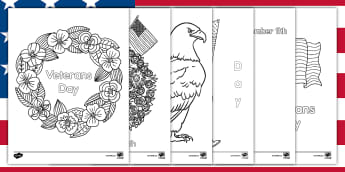 Memorial day coloring sheets teacher