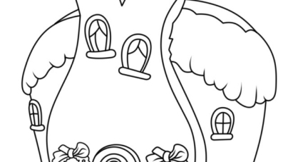 Whoville houses coloring pages free fun for kids