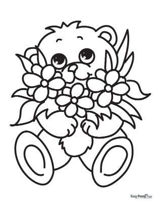 Bear coloring pages