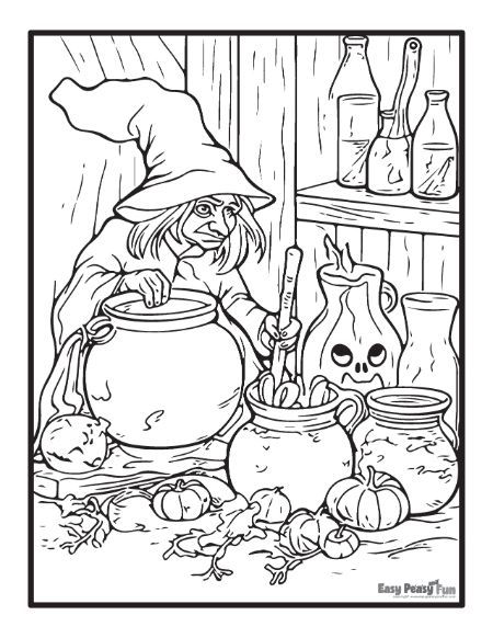 Printable witch coloring pages â sheets