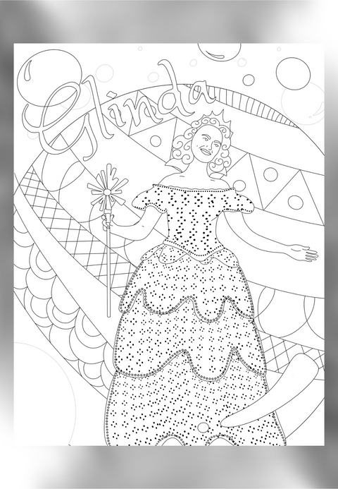 Wicked themed coloring pages â thespian swag