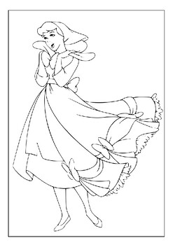 Printable cinderella coloring pages for kids magical disney experience