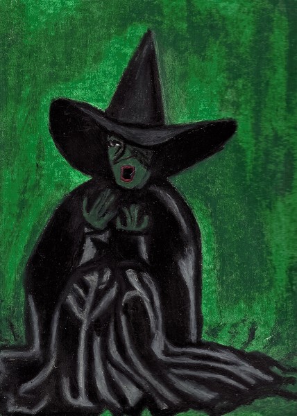 The wizard of oz wicked witch melting by jo