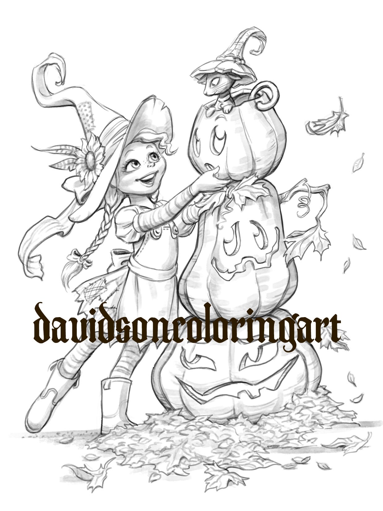 Magic and mischief little witches halloween multipack coloring pages printable colouring instant download for adults and children