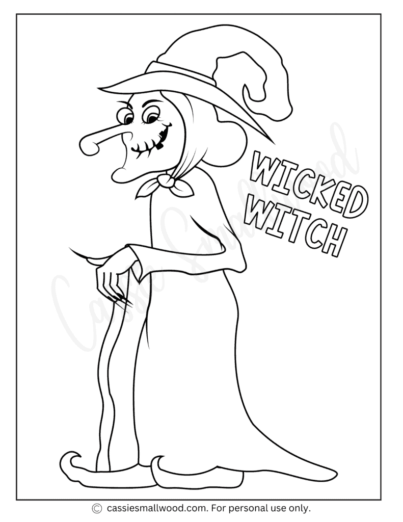 The best witch coloring pages