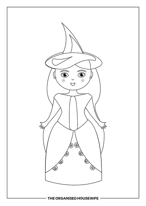 Halloween colouring pages â