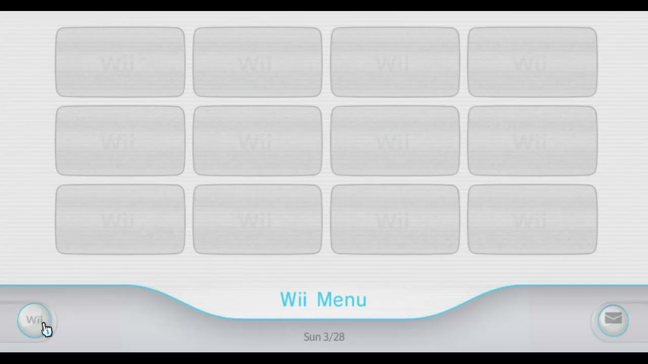 My wii menu recreation