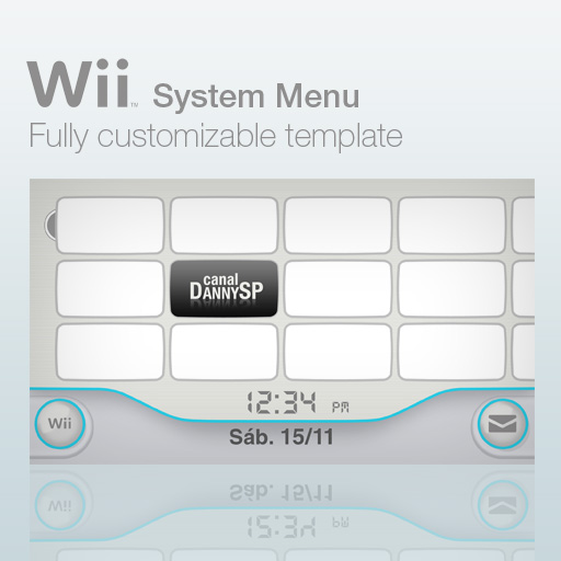 Wii system menu template by dannysp on