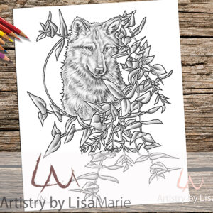 Printable coloring pages wild animals â artistry by lisa marie