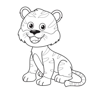 Page big cat coloring pages images