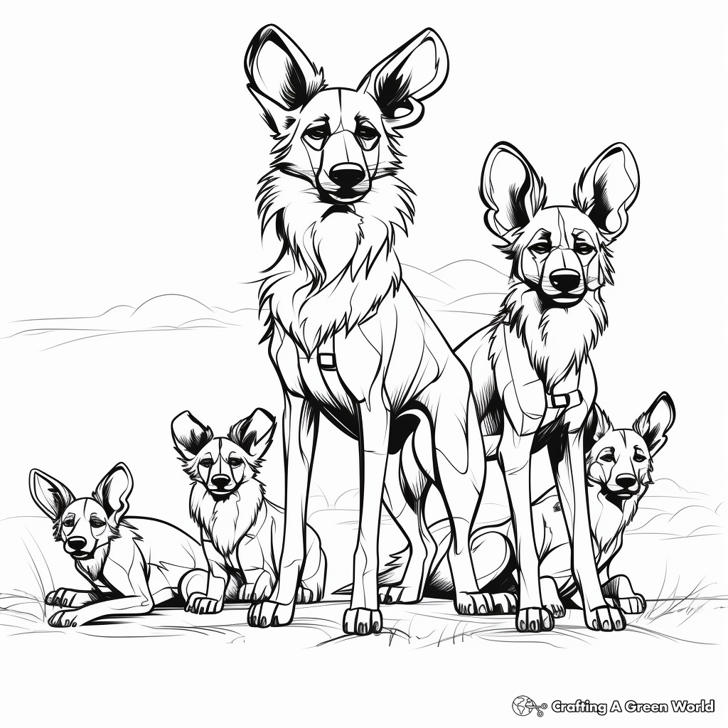 African animal coloring pages