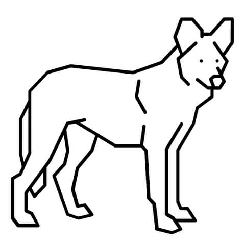 Wild dogs coloring pages free coloring pages