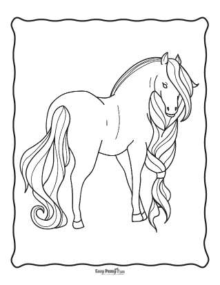 Horse coloring pages