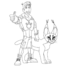 Wild kratts coloring pages