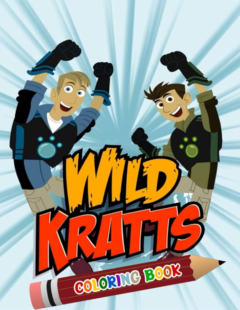 Wild kratts coloring book amazing coloring book for kids with many beautiful illustrations to relax and leave all stress behind subell nick books