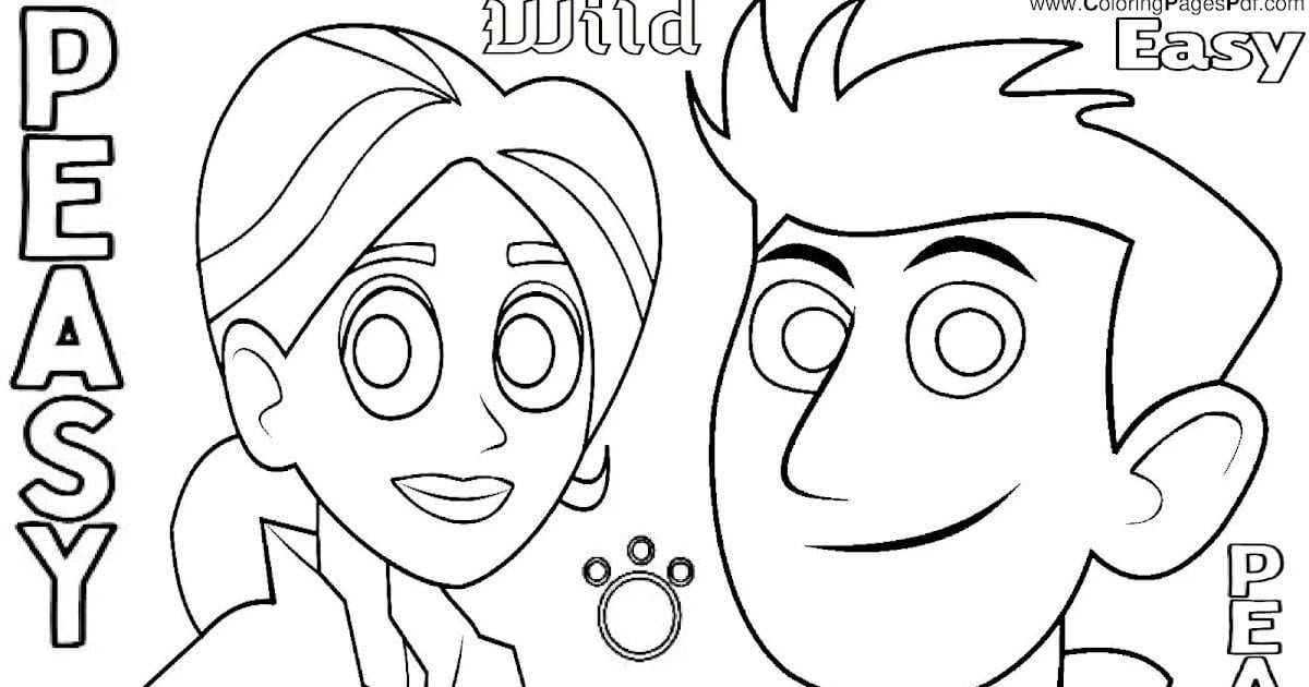 Wild kratts coloring pages for kids rcoloringpagespdf