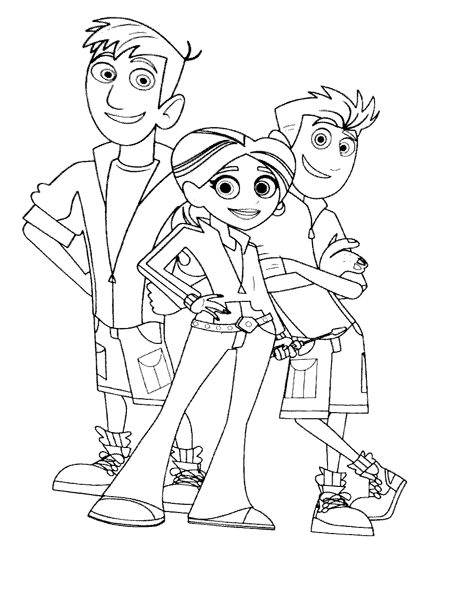 Wild kratts coloring pages