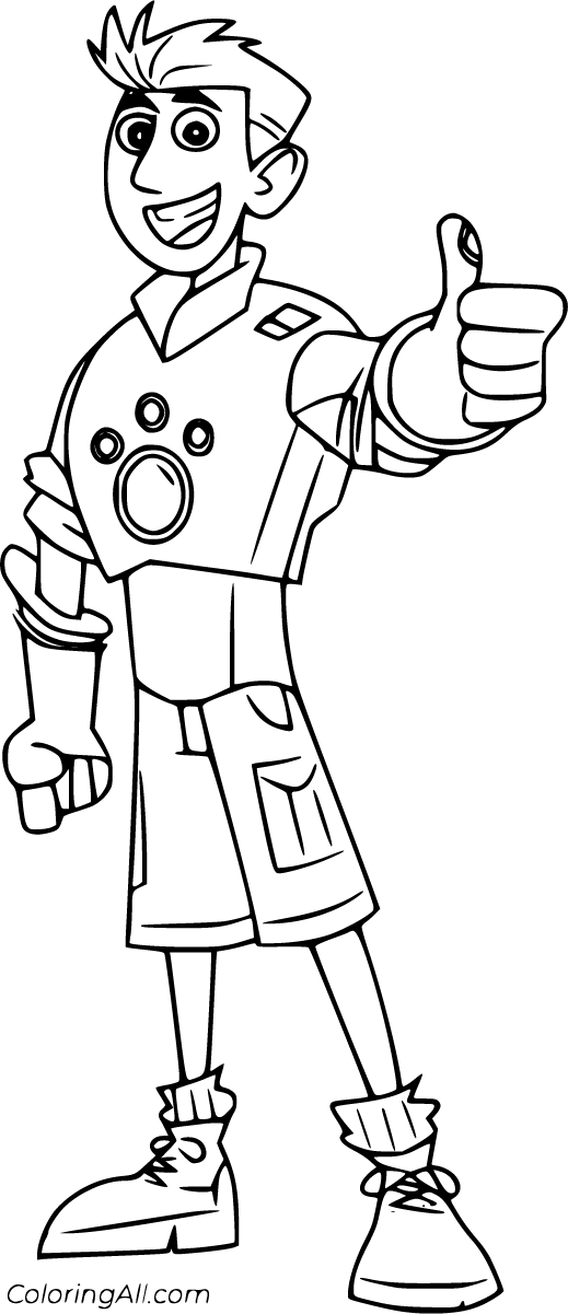 Wild kratts coloring pages