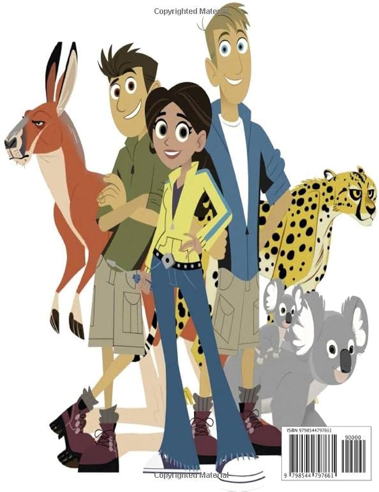 Wild kratts coloring book amazing coloring book for kids with many beautiful illustrations to relax and leave all stress behind subell nick books