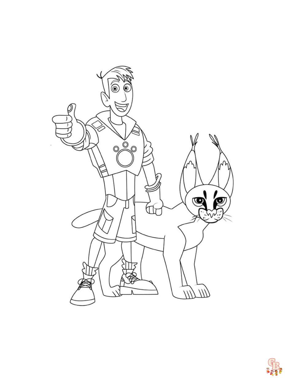 Discover the wild kratts coloring pages join the adventure