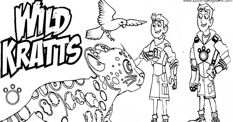 Wild kratts animals coloring pages rcoloringpagespdf