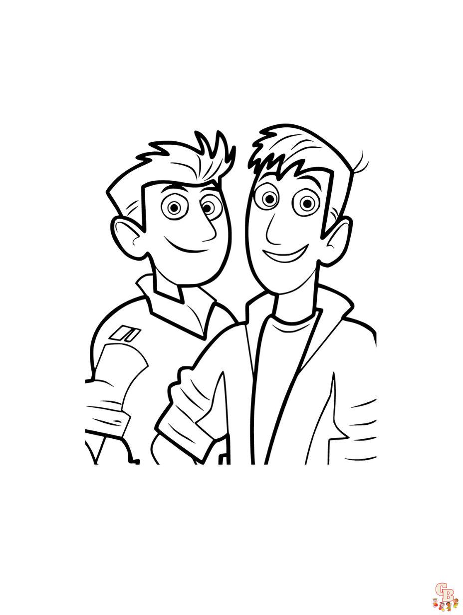 Discover the wild kratts coloring pages join the adventure