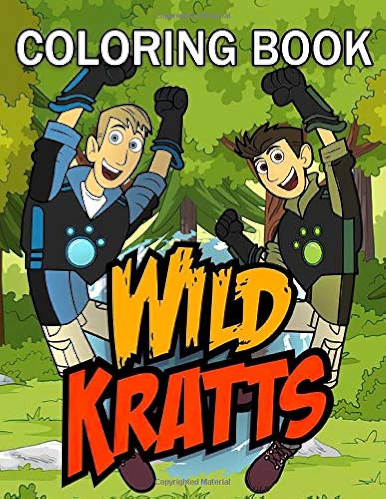 Wild kratts coloring book coloring all your favorite characters in wild kratts dalton lisa books