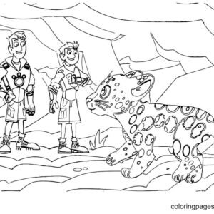 Wild kratts coloring pages printable for free download