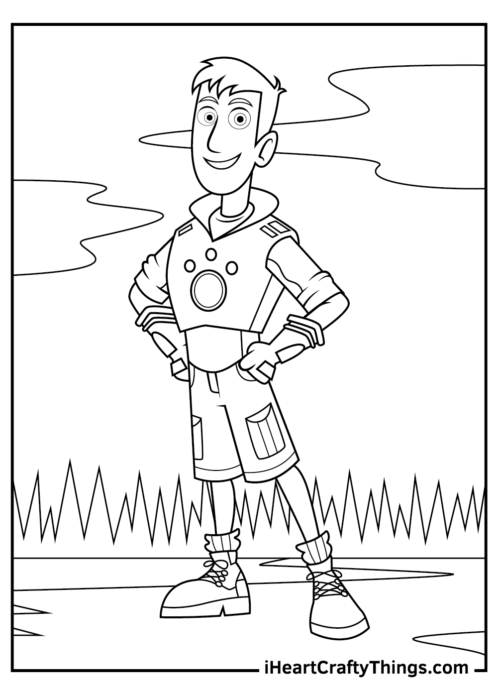 Wild kratts coloring pages free printables