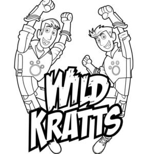 Wild kratts coloring pages printable for free download