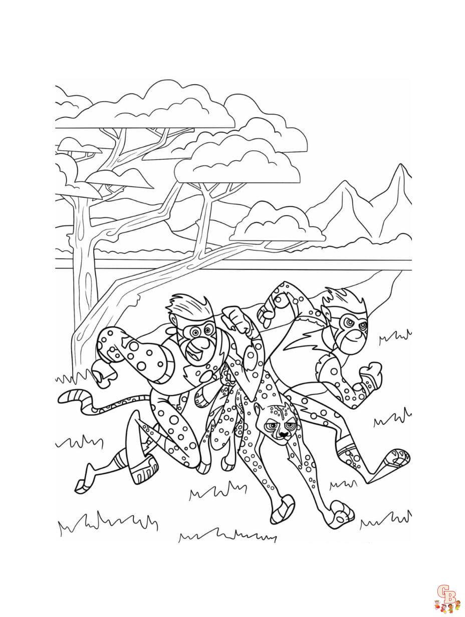 Discover the wild kratts coloring pages join the adventure