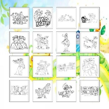 Printable wild kratts coloring pages the perfect activity for curious kids pdf