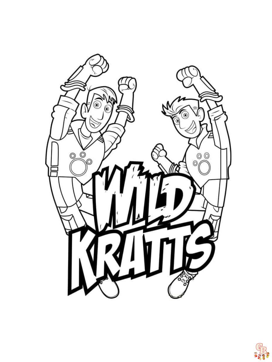 Discover the wild kratts coloring pages join the adventure